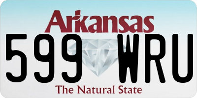 AR license plate 599WRU