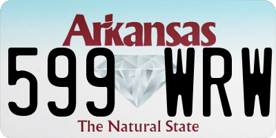 AR license plate 599WRW