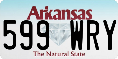 AR license plate 599WRY