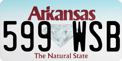 AR license plate 599WSB
