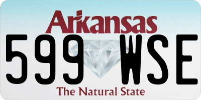 AR license plate 599WSE