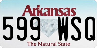 AR license plate 599WSQ