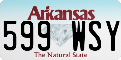 AR license plate 599WSY