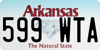 AR license plate 599WTA