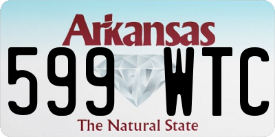 AR license plate 599WTC