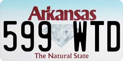 AR license plate 599WTD