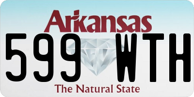 AR license plate 599WTH