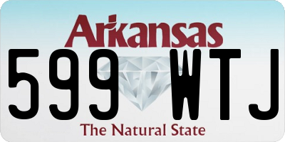 AR license plate 599WTJ