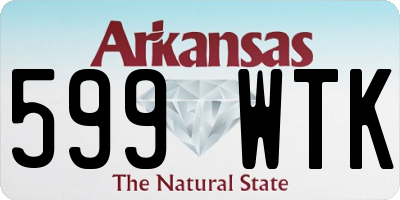 AR license plate 599WTK