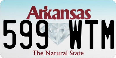 AR license plate 599WTM