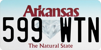AR license plate 599WTN