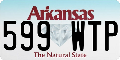 AR license plate 599WTP