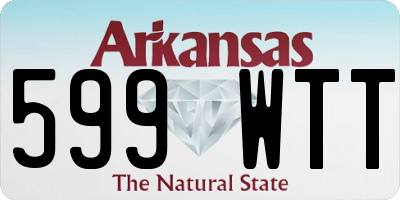 AR license plate 599WTT