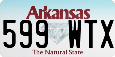 AR license plate 599WTX
