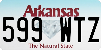 AR license plate 599WTZ