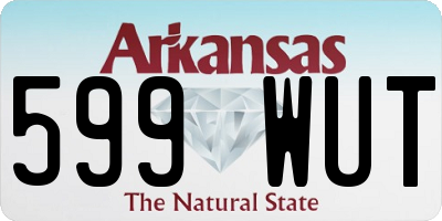 AR license plate 599WUT