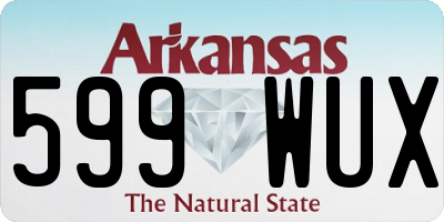 AR license plate 599WUX