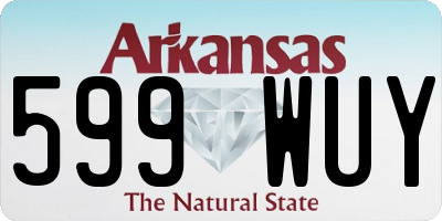 AR license plate 599WUY