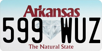 AR license plate 599WUZ
