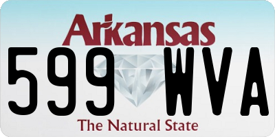 AR license plate 599WVA