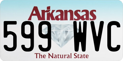 AR license plate 599WVC