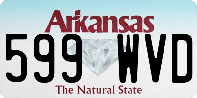 AR license plate 599WVD