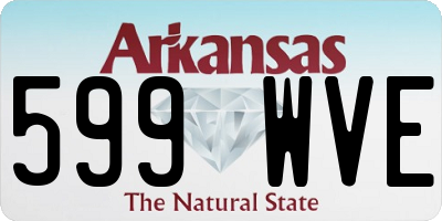 AR license plate 599WVE