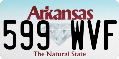 AR license plate 599WVF