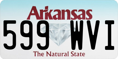 AR license plate 599WVI
