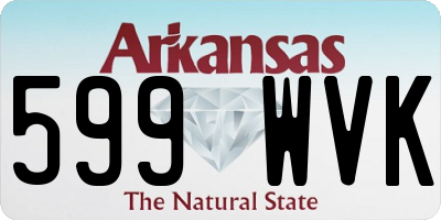 AR license plate 599WVK