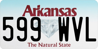 AR license plate 599WVL