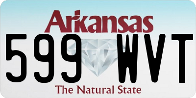 AR license plate 599WVT