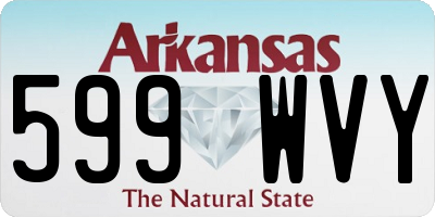 AR license plate 599WVY