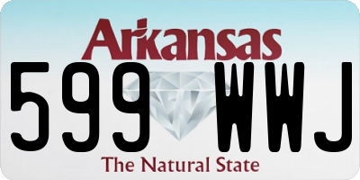 AR license plate 599WWJ