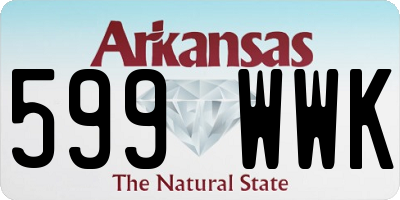 AR license plate 599WWK