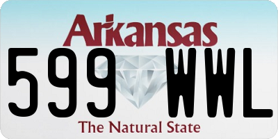 AR license plate 599WWL