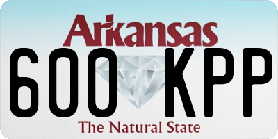 AR license plate 600KPP