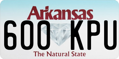 AR license plate 600KPU