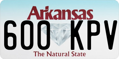 AR license plate 600KPV