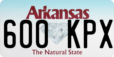 AR license plate 600KPX