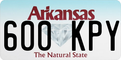 AR license plate 600KPY