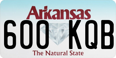 AR license plate 600KQB