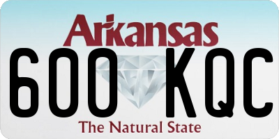AR license plate 600KQC