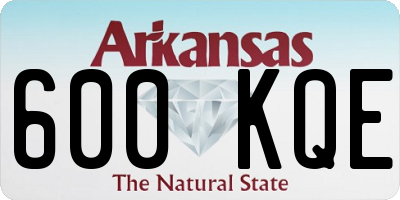 AR license plate 600KQE