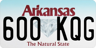 AR license plate 600KQG