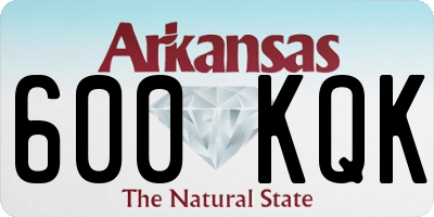 AR license plate 600KQK