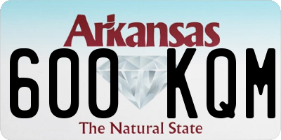 AR license plate 600KQM
