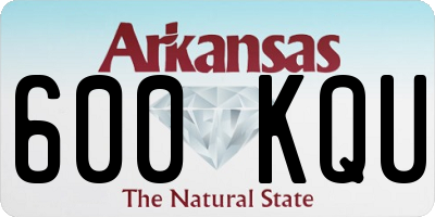 AR license plate 600KQU