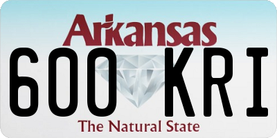 AR license plate 600KRI