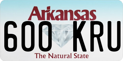 AR license plate 600KRU